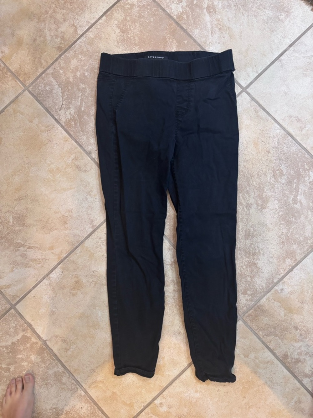 Liverpool Black Skinny Ponte Pants